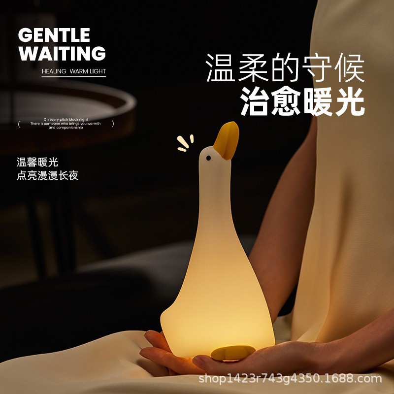 Lámpara de disparo de labubu lámpara de noche de silicona caliente de celebridades de Internet