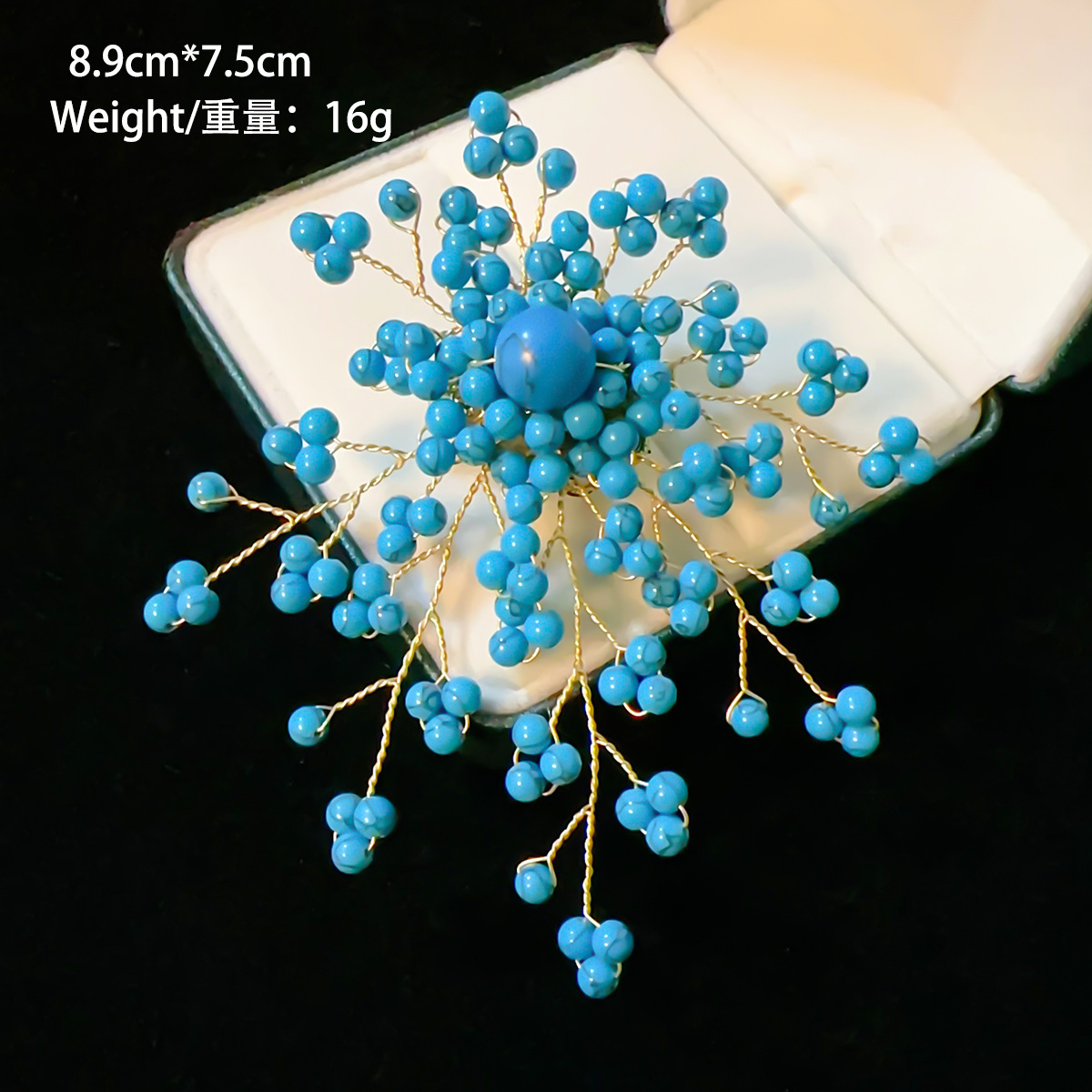 Elegant Flower Copper Plating Women's Brooches display picture 7