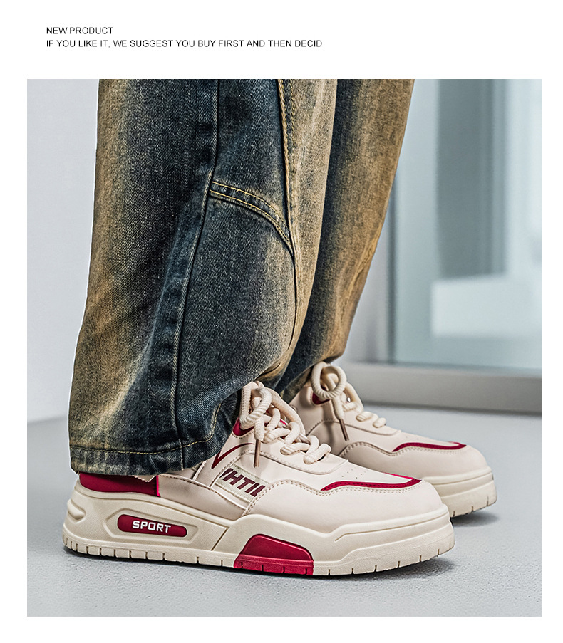 Men's Shoes 2026 New Spring Internet Celebrity Explosion Versatile Leather Casual Board Shoes Student Height Sports Trendy Shoes Men_vogvips.com