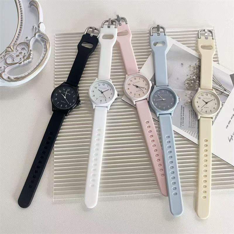 Watches for Men and Women, Middle and High School Student Party Exams, Cream Style Simple Student Watches, Exam-Specific Watches