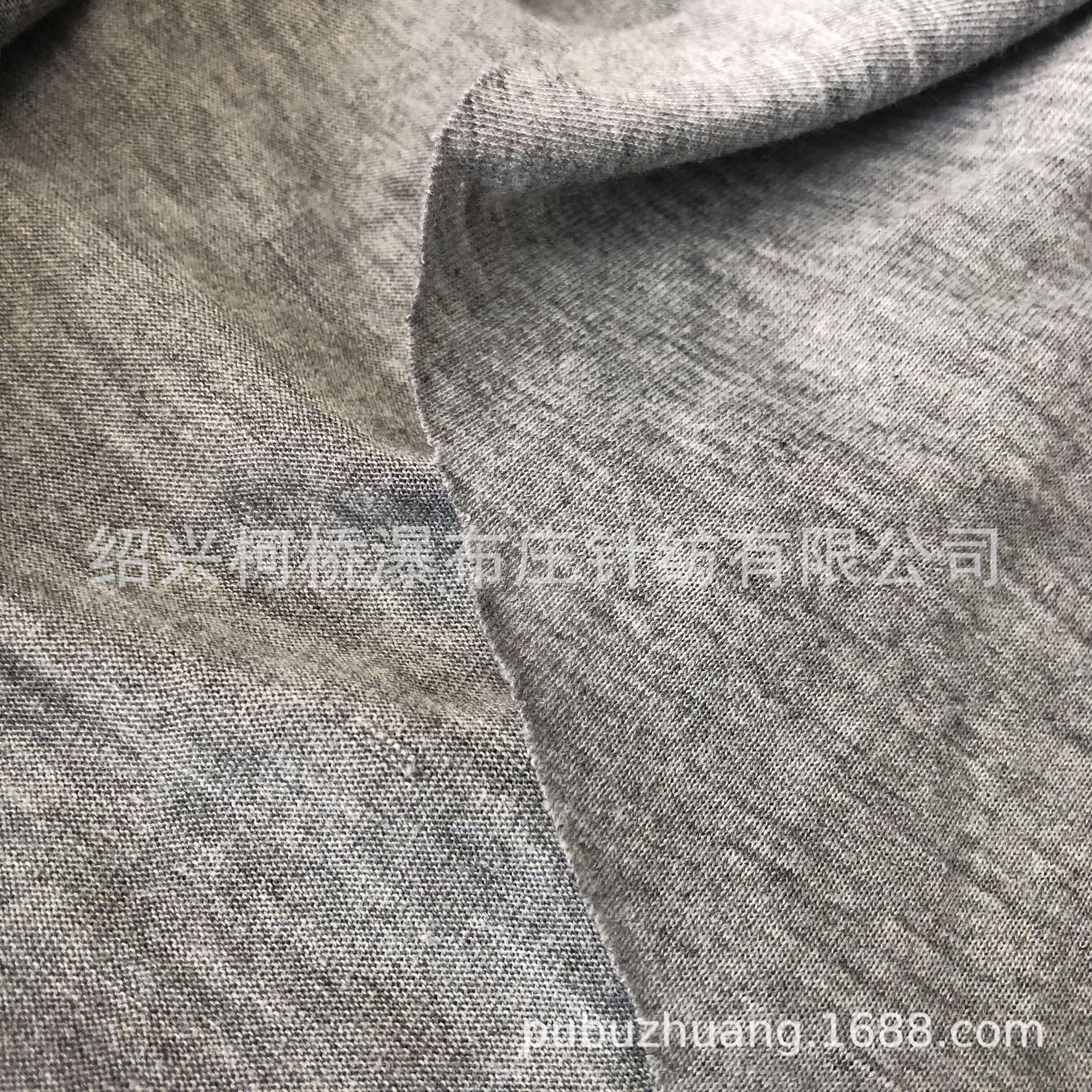 销售针织26S全涤麻灰汗布 高档麻灰面料