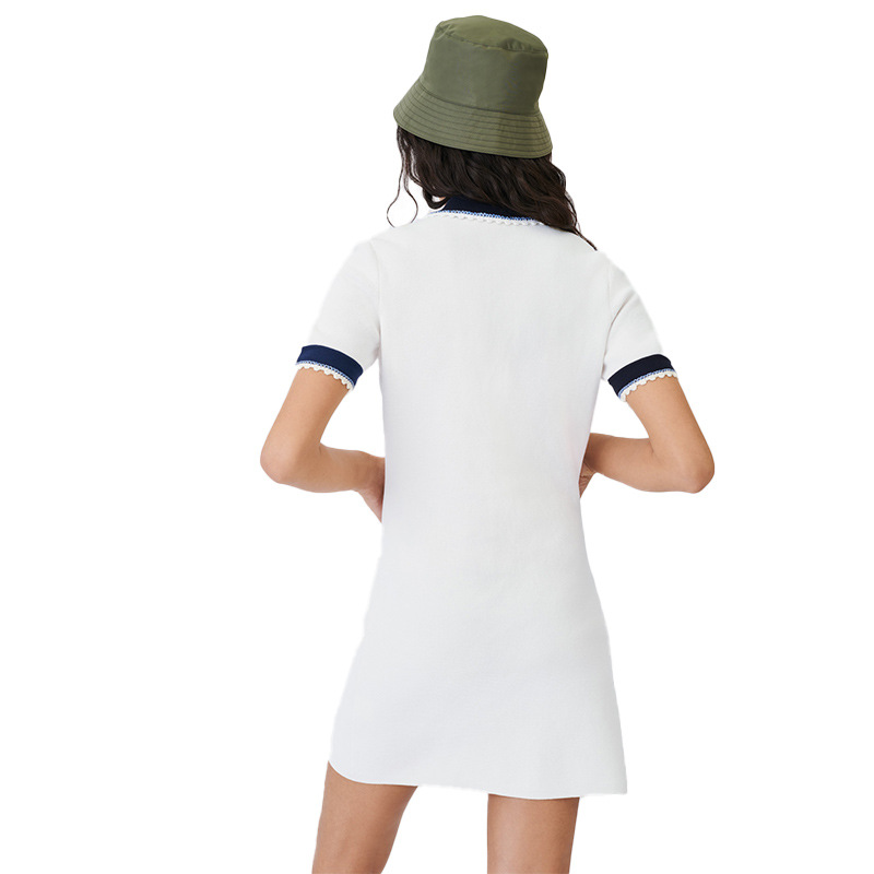 도면에 따라 맞춤 제작된 유럽 및 미국 모직 여성용 밝은 색상의 짧은 드레스 DONGGUAN DALANG WOOLEN FACTORY 스웨터 맞춤 설정