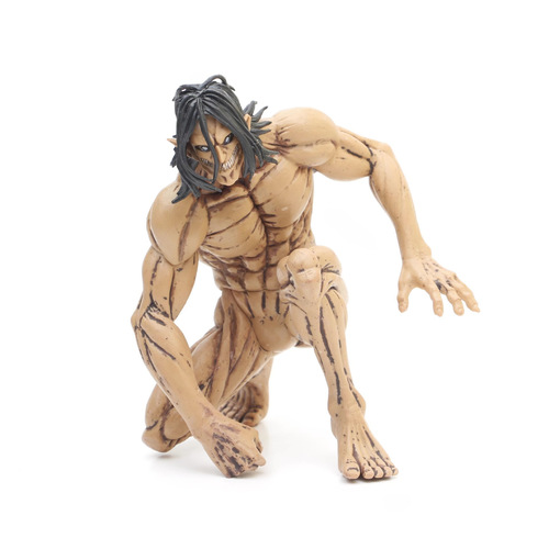 Attack on Titan Figure Premium Edition Kneeling Muscular Eren Action Figure Majestic Reiner Braun Anime Figure Accessories