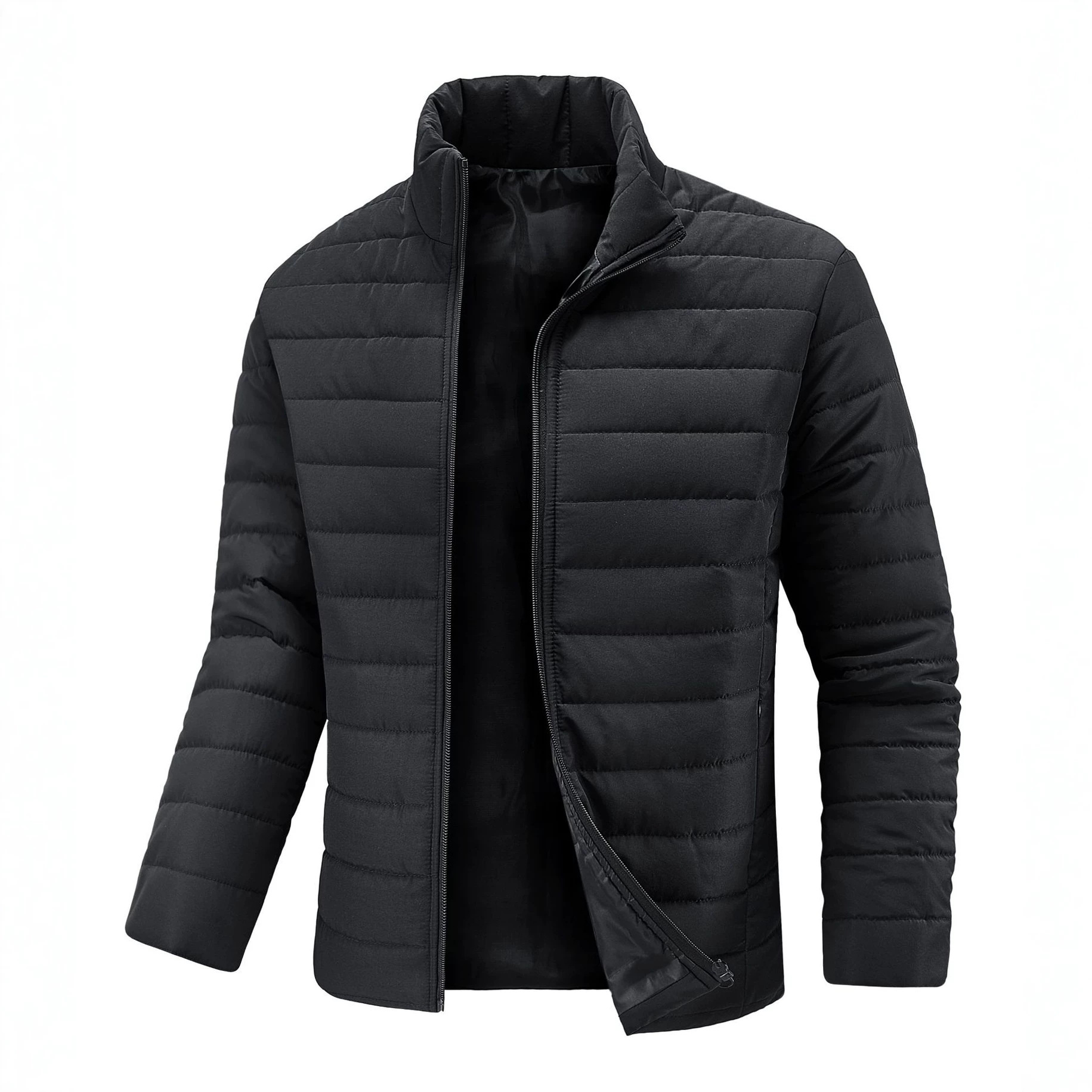 Chaquetas de algodón para hombre al por mayor, ligeras, cálidas, ajustadas, ropa de invierno, chaquetas gruesas de algodón, abrigos de algodón, ropa para hombre