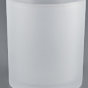 Venta al por mayor simple vidrio esmerilado Copa hogar creativo decoración aromaterapia candelabro diy transparente fragancia vela tarro