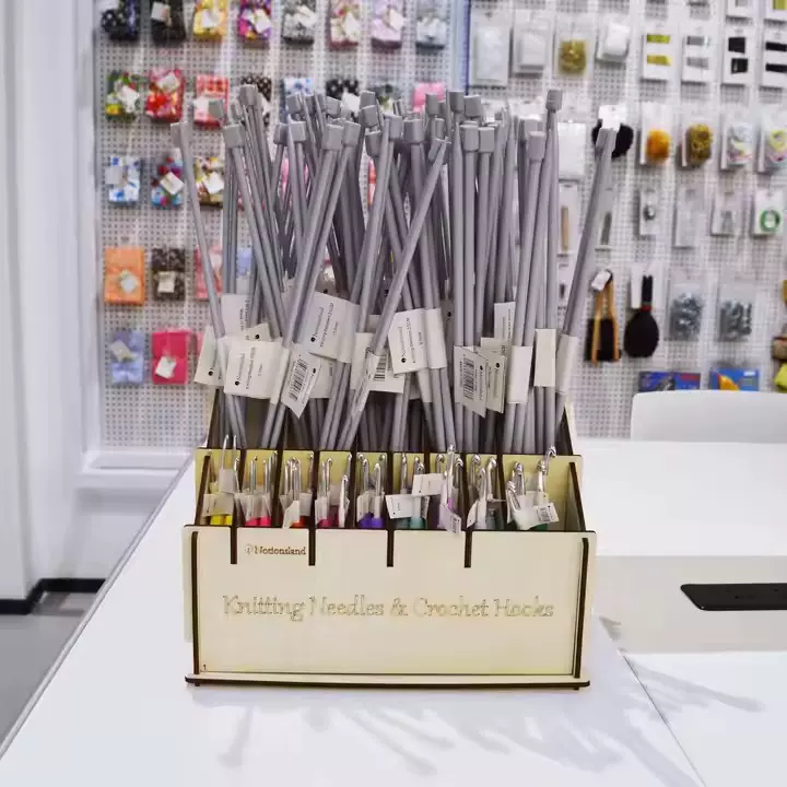 毛衣针收纳套装激光雕刻切割可降解木质工艺品盒居家桌面收纳木盒