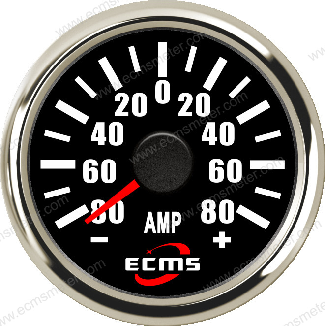 ECP工程机械设备车用船用船舶游艇指针电流表80A