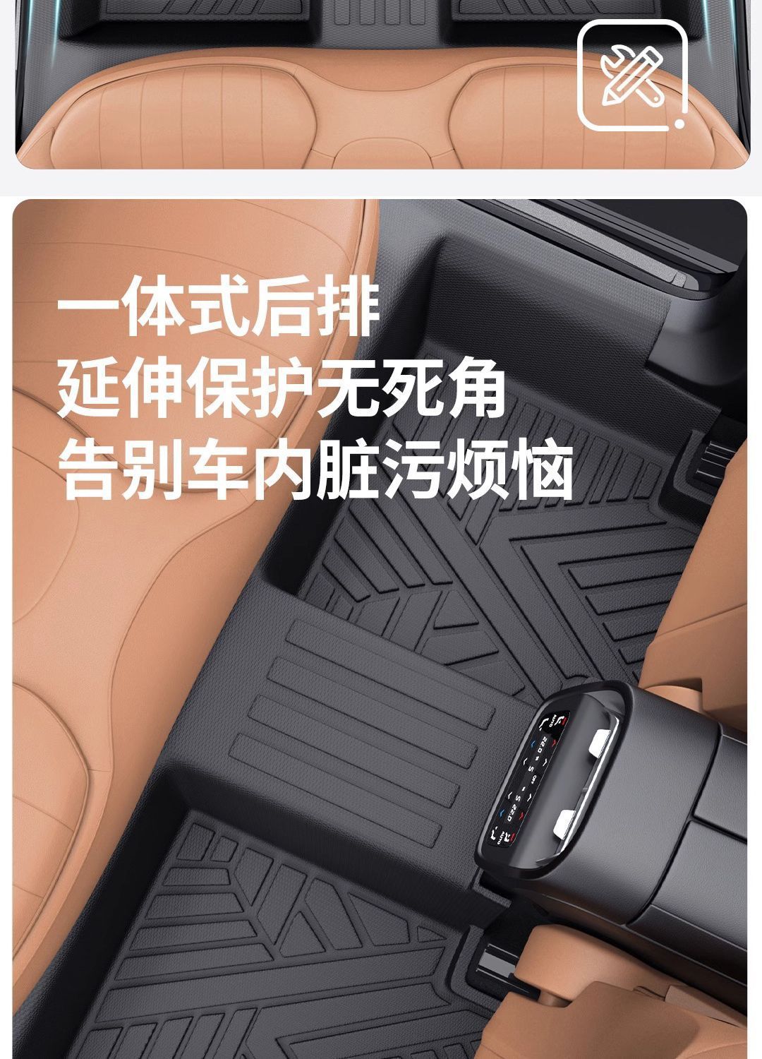 Suitable for BYD Song Plus Foot Pad 25 24 Pack Threshold TPE Car Foot Pad Carpet Pad Original Star