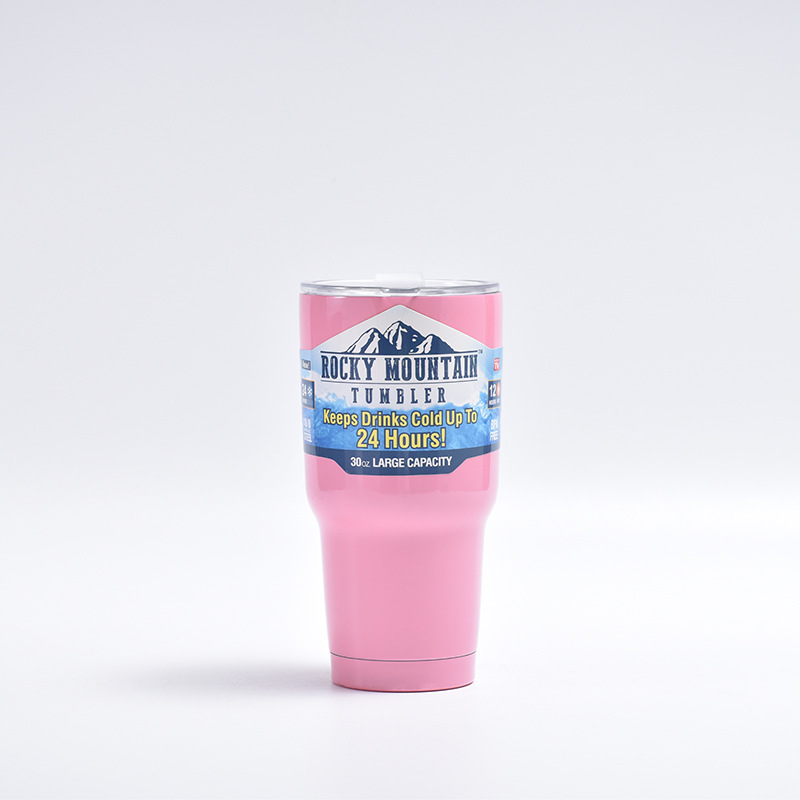 Verano caliente frío-mantenimiento taza de helado europeo y americano 30oz taza de coche 304 de acero inoxidable vacío termo taza al por mayor