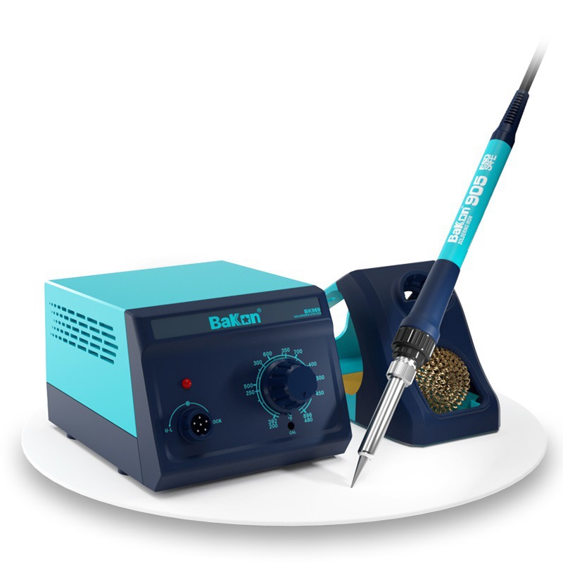 深圳白光(BAKON)BK969数显小型恒温电焊台T12电烙铁旋扭款70W
