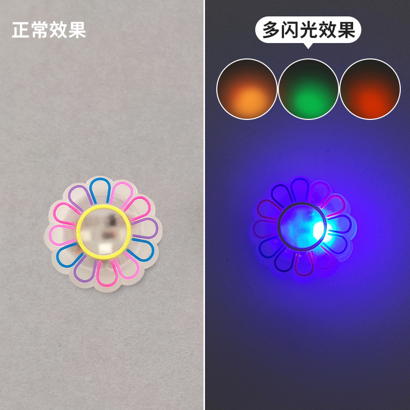 2025年越境EC下駄靴花LED発光フラッシュ楽しいDIY靴バックル靴アクセサリー装飾バックル|undefined