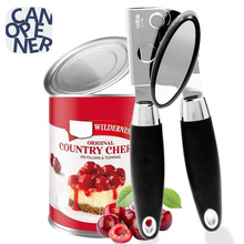 跨境简易三合一开罐器强力开罐头厨房手动小工具省力开罐头开瓶器