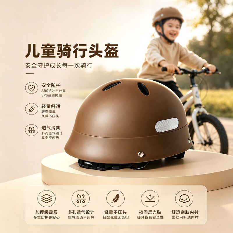 3C certified children's cycling helmet, universal for scooters, suitable for ages 0-6, breathable and not stuffy