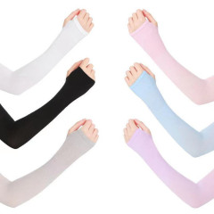 Summer Ice Sleeve Ice Silk Sunscreen Sleeve Cover for Men and Women, UV Protection Outdoor Cycling Running Sleeve - Same as Ice Sleeve Cover