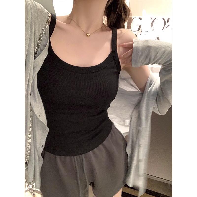 Belleza espalda camisola ropa exterior de las mujeres de verano delgada taza fija de una sola pieza Chaleco de todo partido ropa interior tubo superior