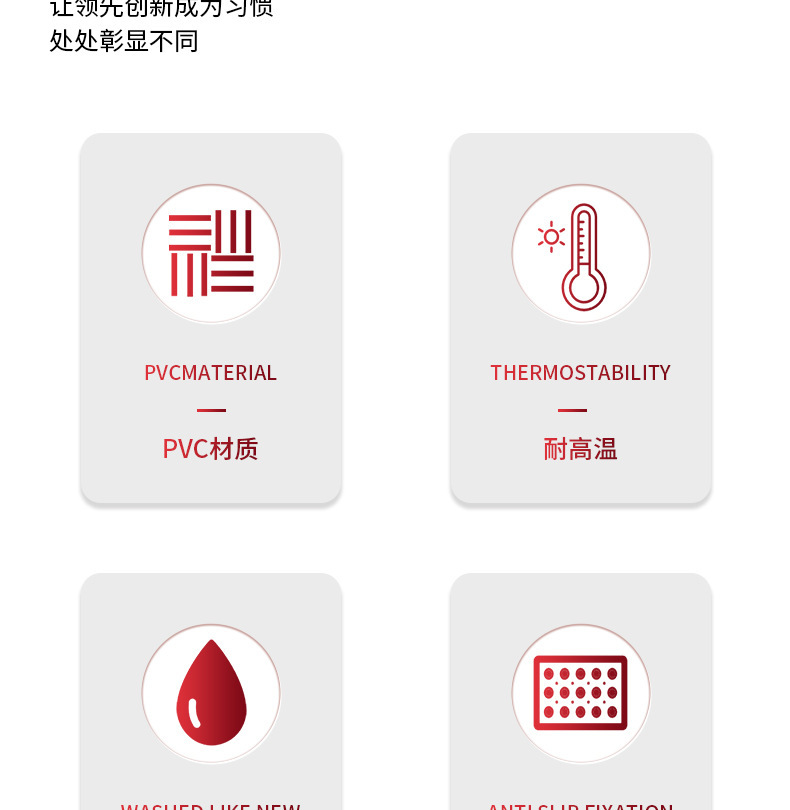 PVC car phone anti-slip mat, high-temperature resistant, non-slip, stable, washable storage mat, car interior accessories