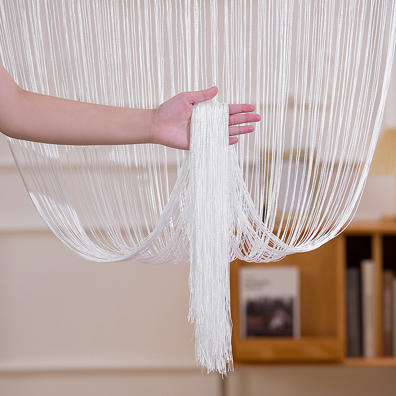 Special Offer: Korean-Style Single-Color Encrypted Straight-Line Curtain/Partition Entrance Curtain/Decorative Curtain/Door Curtain