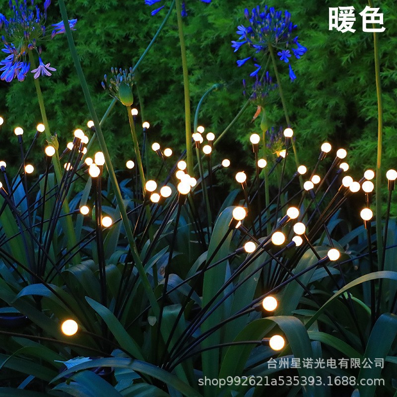 반딧불이 6구 온백색 태양광 1대5