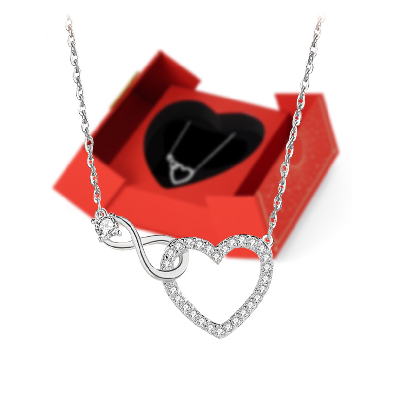Qixi Día de San Valentín amor joyería caja collar traje anillo colgante joyería caja cumpleaños confesión regalo