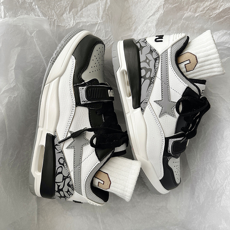 2023 neue koreanische Ins Wind Burst Crack Hit Farbe Casual Air Cushion Jogging Nische Paare atmungsaktive Sportschuhe für Männer und Frauen_voghion.com