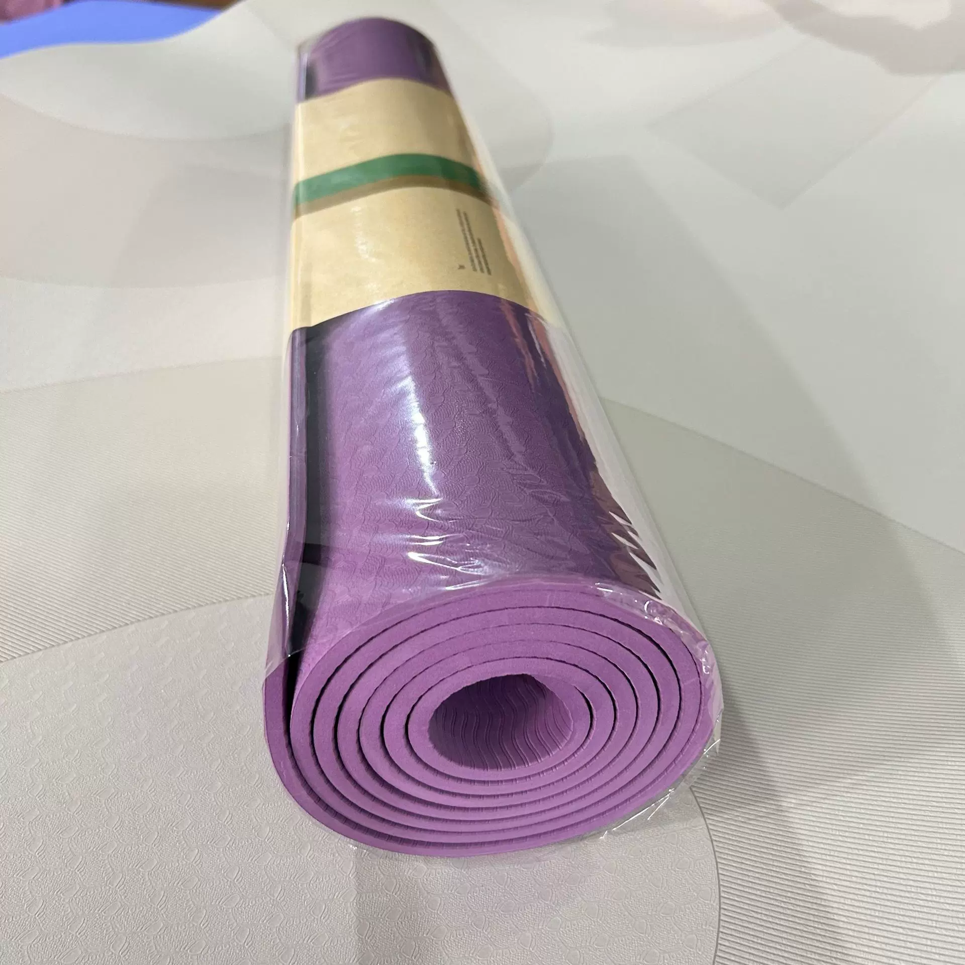 义乌厂家直销TPE183X80X0.8cm单色瑜伽垫 防滑减震舞蹈瑜伽辅助垫