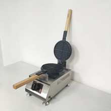 厂家直销华夫饼机器商用华夫炉双面加热格子松饼烤饼机爆浆蛋仔机