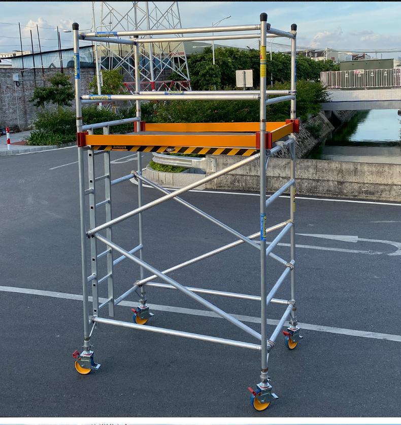 外贸检修平台铝合金脚手架租赁创意款一件起订custom亚马逊速卖通