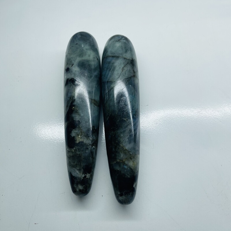 天然拉长石 水晶按摩棒 图 8