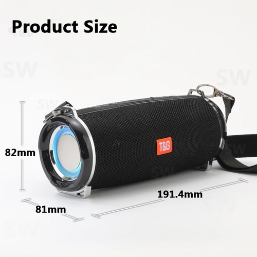 New direct batch TG192 wireless Bluetooth speaker, heavy bass waterproof speaker, small war drum plug-in card Bluetooth speaker