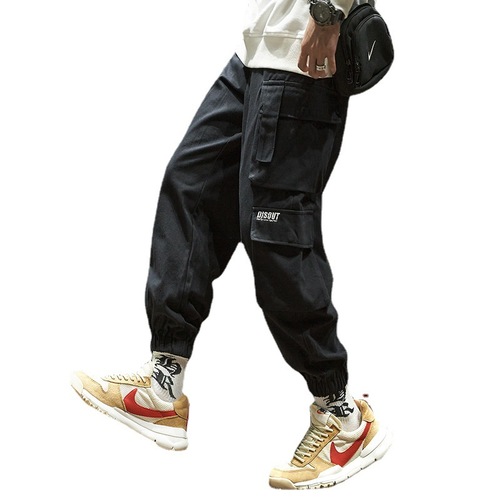 Japanese work pants for men, spring and autumn style, loose ankle design, autumn men's pants, trendy brand pants, for boys, men's casual pants