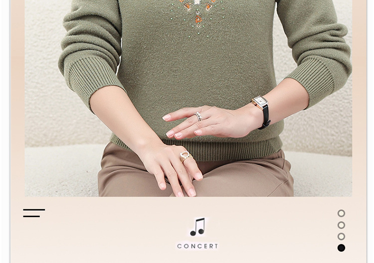 E5899 940K ÁO LEN NỮ TAIRYA MÙA XUÂN THU ĐÔNG TRUNG NIÊN DÀY ẤM THỜI TRANG NỮ G03 SẢN PHẨM MỚI