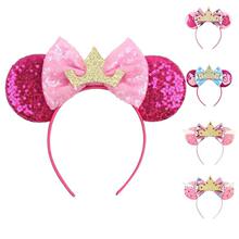X 28165 Mickey mouse tiara headband ������ʹڷ�������ͨ�¿�