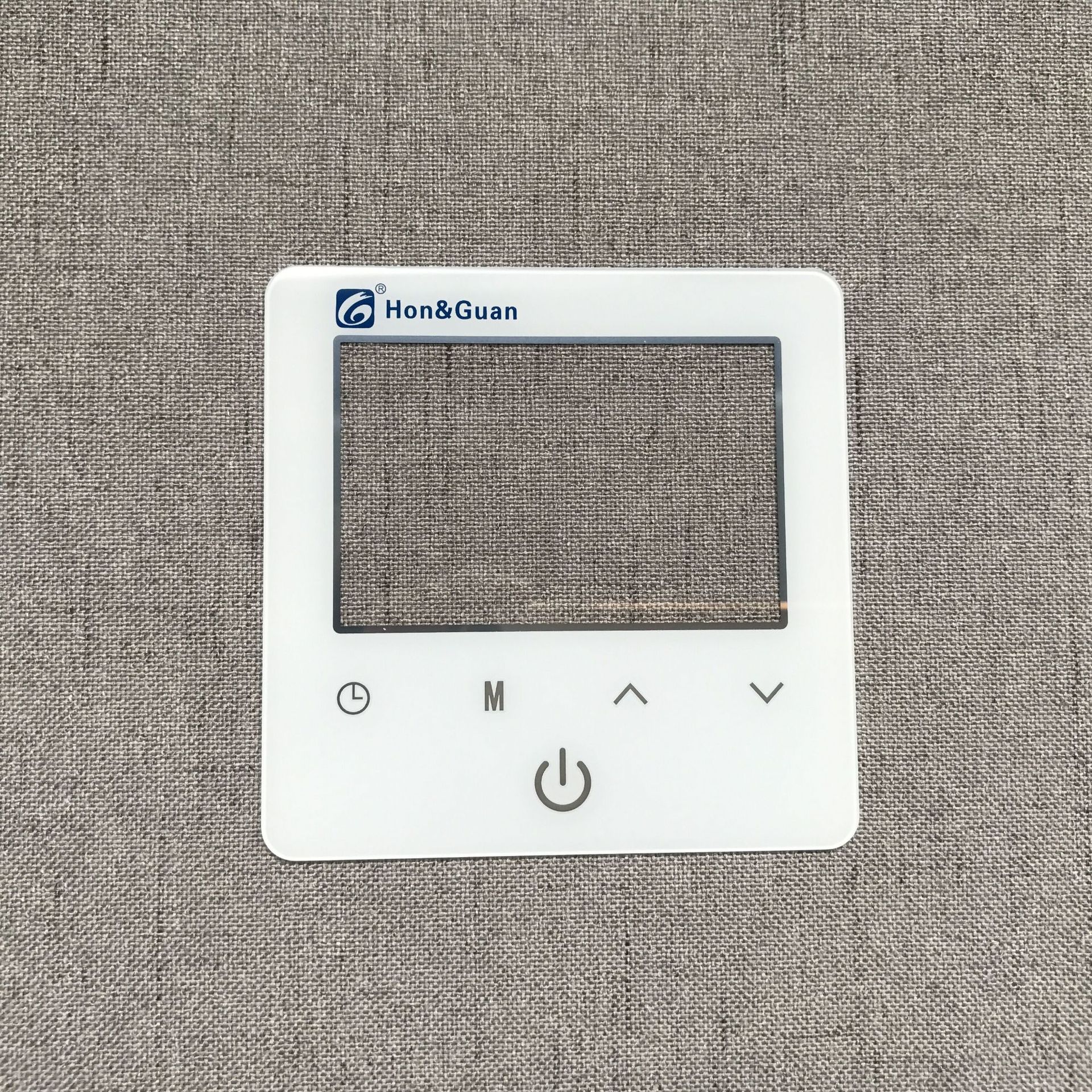 显示触摸按键工控全钢化玻璃 温控设备保护触控钢化玻璃面板