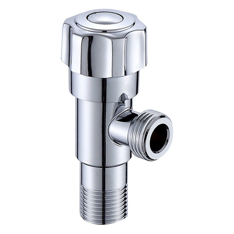 304 треугольный клапан из нержавеющей стали DN15 Туалет восьмиугольный клапан остановки воды водонагреватель холодный и горячий 4 точки медный сердечник угловой клапан производитель