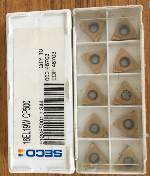 代理山高数控刀具27ER/L 5.5ISO CP500瑞典山高螺纹刀片