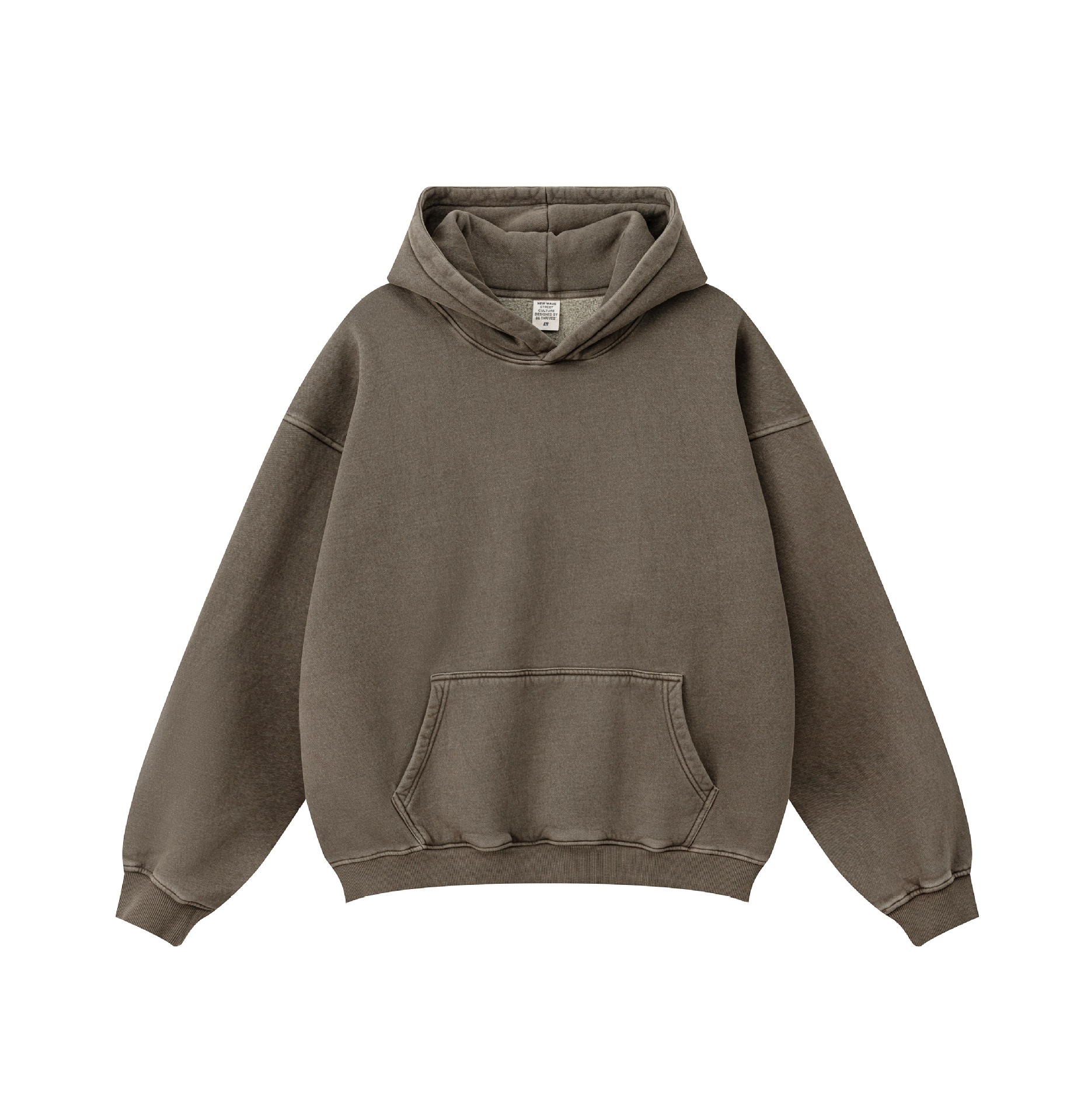 Men's Hoodie Heavy Washed Oversize Sweatshirt For Men_voghion.com