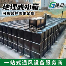 箱泵一体装配式地埋水箱BDF消防不锈钢水箱屋顶高位消防地埋水箱