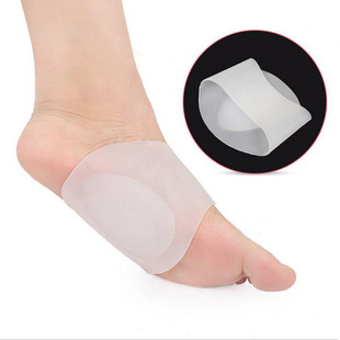 Silicone Foot Pads, Bandage Silicone Arch Insoles, Flat Foot Support Socks, Men's and Women's Insoles, Foot Pads for Women