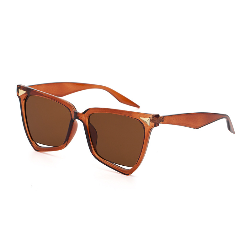 Irregular Sunglasses for Women, Fashionable European and American Cat-Eye Large-Frame Sunglasses, Women's Personalized Cross-Border Glasses Sunglasses