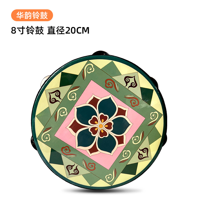 Tambourine for kindergarten, drum, props