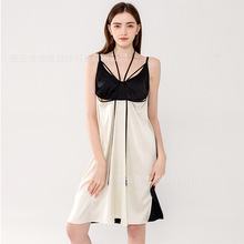 �����Ըкڰ�ײɫ�첱����˯ȹŮ�¿���z͸����⴩���L��˯ȹ