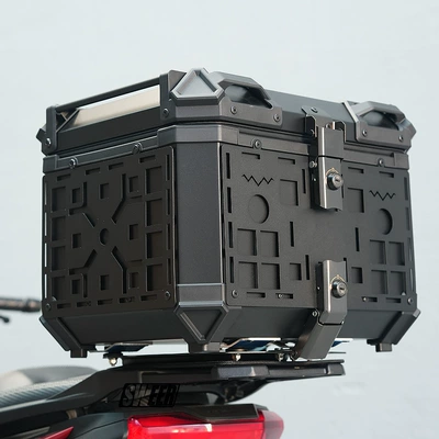 motorcycle back box battery car – Motorcycle trunk - 45l-armor-black