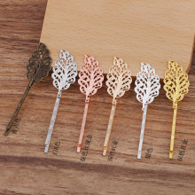 (07522)�ŷ緢��diy���ͭ��6ɫ17*34mm��Ҷ��Ƭ����