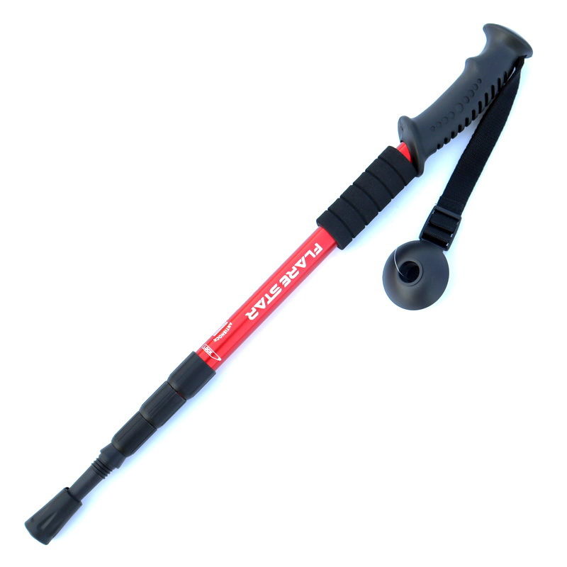 Băț de trekking telescopic din aluminiu pentru drumeții_voghion.com