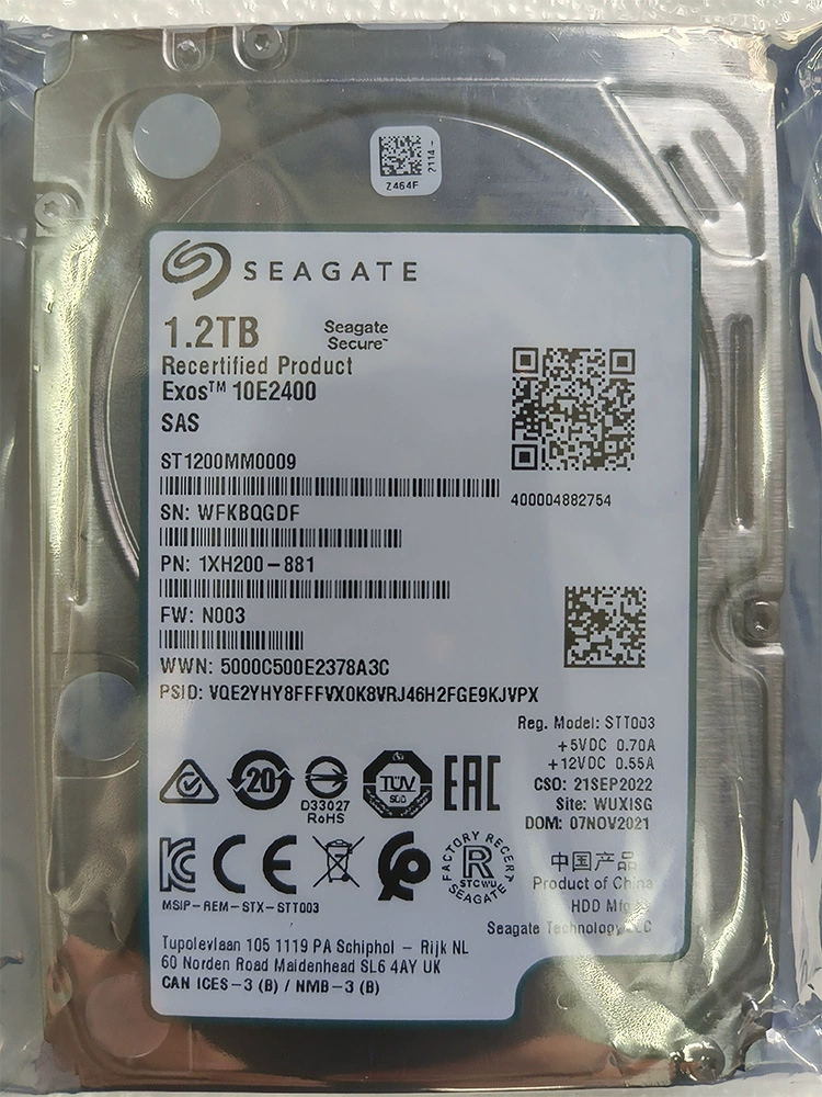 Оригинальный 2,5" 1,2 ТБ 10K SAS 12G серверный жесткий диск ST1200MM0009