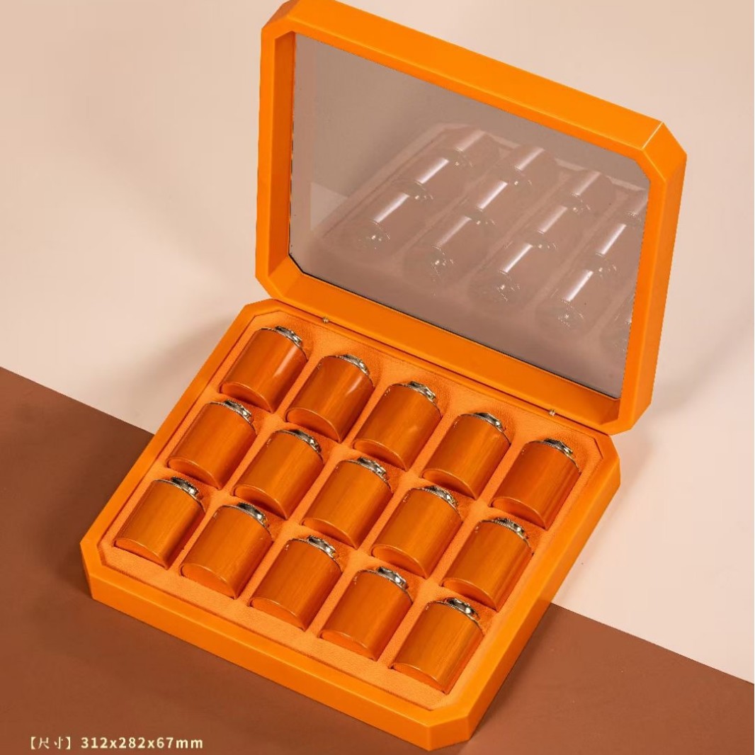 高档小罐茶八角包装盒20罐装茶叶礼品盒空盒子大红袍通用红茶礼盒