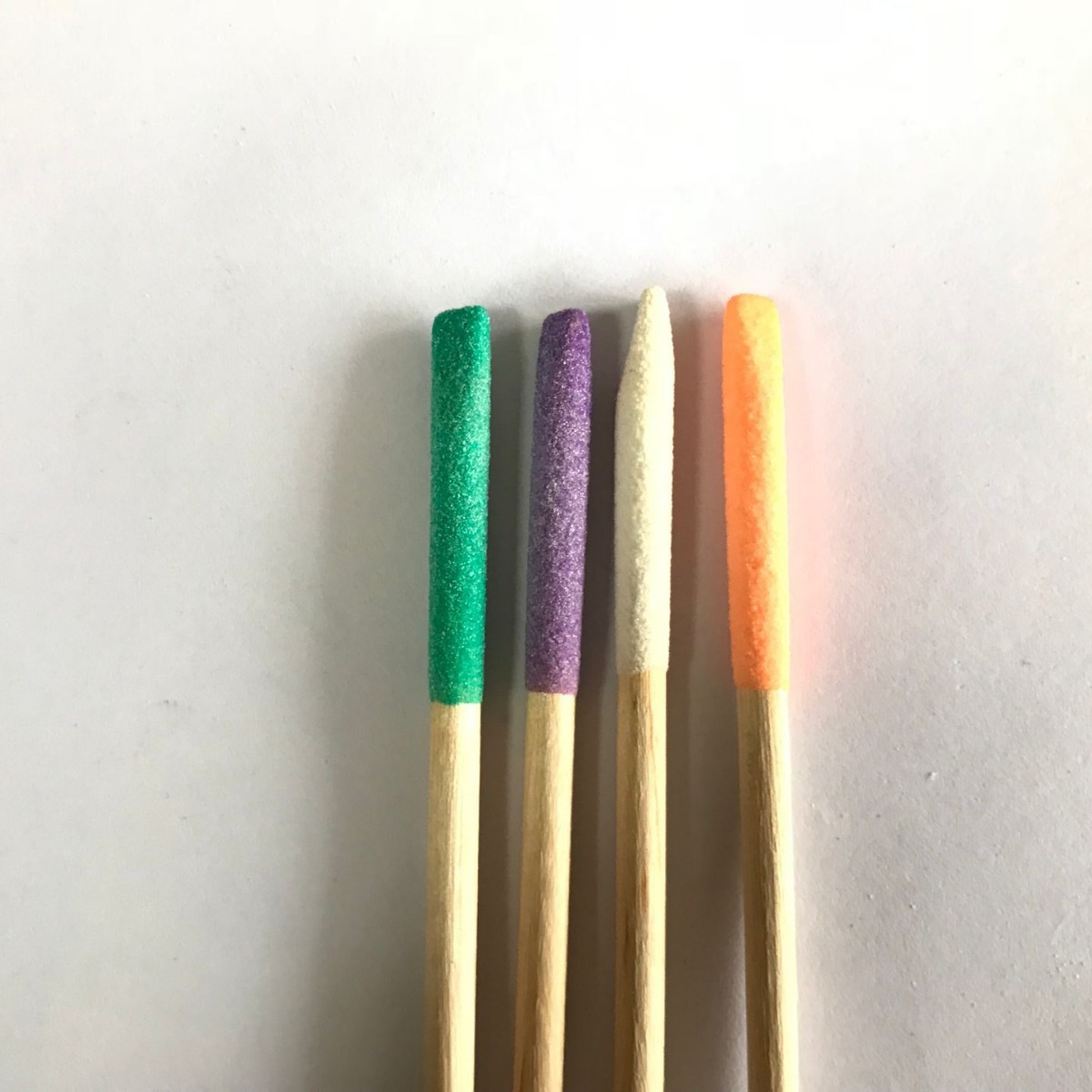 Wooden double-sided cotton swabs for nails, hygienic manicure tools set for manicure