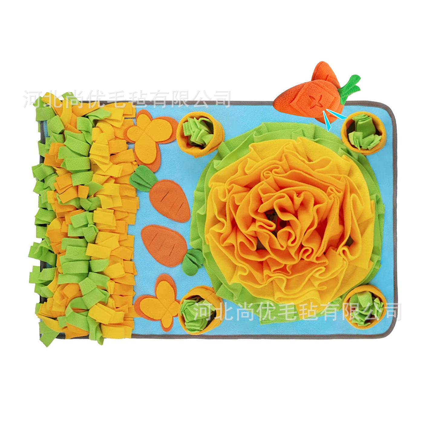 Spot almohadilla para olfatear para mascotas transfronterizas, juguetes educativos para perros y gatos, almohadilla para forrajeo para perros, almohadilla para comida lenta y anti-asfixia