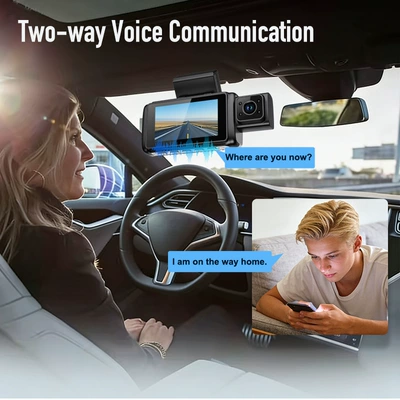 Driving recorder triple recording, remote monitoring, mobile