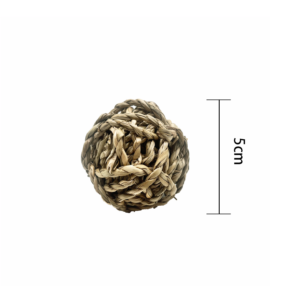 Pelota Molar de Hierba Marina para Conejos de Hierba Natural para Conejos y Cobayas